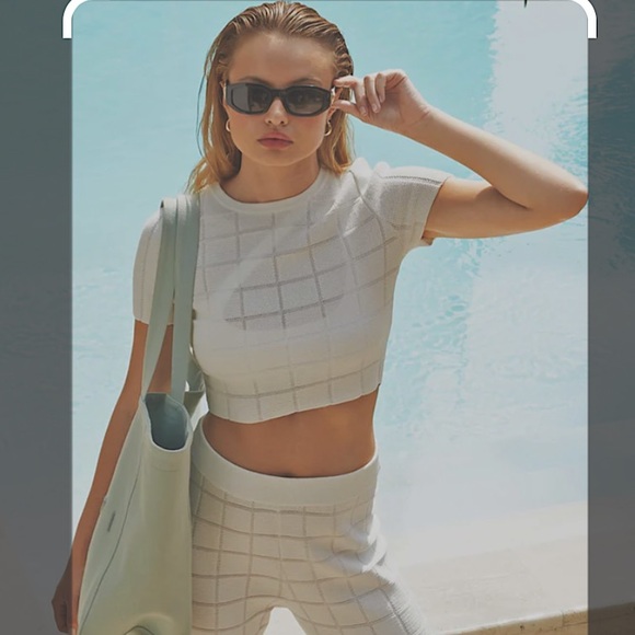 Solid & Striped White Cara Top NEW size Large - Picture 7 of 7